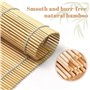 Tapis De Bambou De Bricolage