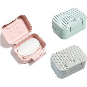 3 Pièces Boîtes à Savon Étanches pour Voyage - Porte-Savon Solide pour la Maison