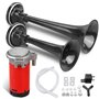 WholeFire 12V 178db Air Horn,Klaxon universel pour voiture, camion, train, moto, bateau