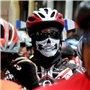 Masques de Moto 2 pièces Multifonction Masque Tête de Mort Moto Masque pour Ski, Moto, Vélo, Randonnée