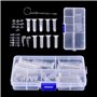Rmeet Kit de Réparation pour Lunettes,Lunettes Optique Réparation Outils Lunettes de Nez Plaquettes pour Lunettes de Soleil Cous