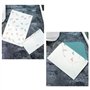 24 Feuilles de Papier à Lettres et 12 Enveloppes, Papiers Lignés avec 6 Motifs Floral Animal Différents, Papier de Correspondanc