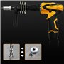 Alldo Adaptateur Riveteuse Pop Rivet Gun Core Pull Accessoires Attachements Adaptateur de Joint de For