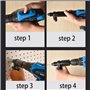 N/H Riveteuse électrique, Alldo Adaptateur Riveteuse Pop Rivet Gun Core Pull Accessoires Attachements Adaptateur de Joint de For