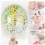 Mein HERZ 10000 Pcs Confettis, 2.5cm Confetti de Tissu Rond Multicolore pour la Décoration De Fête d'anniversaire et Mariage, Ba