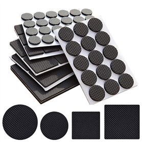 Youery 156 pcs Tapis de pieds de meubles antidérapants légers