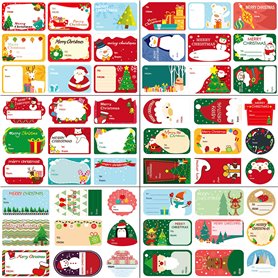 Flycppo Étiquette Cadeau Noël