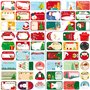 Flycppo Étiquette Cadeau Noël