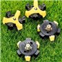 HPiano Pointes de Remplacement en Métal pour Chaussures de Golf - 20pcs Filetage Vis Clous Stinger pour Chaussures de Sport, Cra