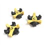 HPiano Pointes de Remplacement en Métal pour Chaussures de Golf - 20pcs Filetage Vis Clous Stinger pour Chaussures de Sport, Cra
