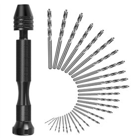 26 Pièces Mini Perceuse à Main