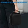 Growalleter Coque pour Apple Mac Mini M4/M4 Pro Chip ordinateur de bureau et accessoires, étui de transport rigide de voyage com