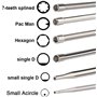 Hippotech Lot de 12 Outils de Réglage du Carburateur et étui de Transport pour Petit Moteur 2 Temps pour Poulan pour Husqvarna p