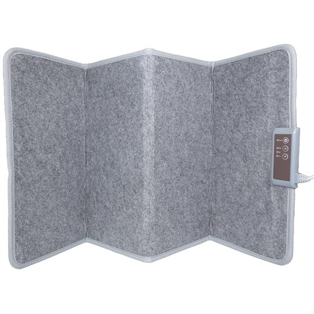Silvergear® Panneau Chauffant Infrarouge 165W | Chauffage de Bureau Pliable | 3 Niveaux de Chaleur | Cordon Extra Long | 50x100c