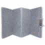 Silvergear® Panneau Chauffant Infrarouge 165W | Chauffage de Bureau Pliable | 3 Niveaux de Chaleur | Cordon Extra Long | 50x100c