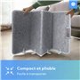 Silvergear® Panneau Chauffant Infrarouge 165W | Chauffage de Bureau Pliable | 3 Niveaux de Chaleur | Cordon Extra Long | 50x100c