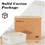 OWill Lot de 7 paniers de rangement en plastique - Plusieurs couleurs pour cuisine, placard, bureau, école et maison