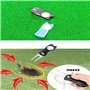 Haihaz,2 Pièces Fourchette de Golf,Pliable Golf Divot Outil de Réparation,RéparationVerte Golf Fourche,Outil de Réparation de Di