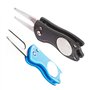 Haihaz,2 Pièces Fourchette de Golf,Pliable Golf Divot Outil de Réparation,RéparationVerte Golf Fourche,Outil de Réparation de Di