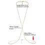 2 Pièces Collier Bikini Harnais Corps