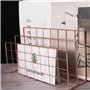 3 grilles Organiseur de Bureau,Metal pour Le Bureau la Maison Étagère de Organisateur, Rack de fichiersorganisateur Multifonctio
