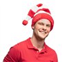 Boland 13304 - Bonnet de Père Noël en peluche avec pompon