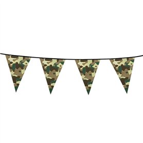 Boland BOL44300 Guirlande Fanions Militaire 6 m