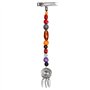 Boland 47127 - Pince à cheveux pirate avec perles et amulette - Accessoire de cheveux - Pirate - Corsaire - Indien - Carnaval - 