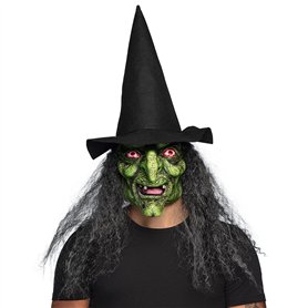 Boland 97608 - Masque de sorcière en latex avec capuche