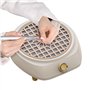 VOLTIX Aspirateur professionnel pour ongles avec 10 pièces de papier filtre à poussière - aspirateur à ongles adapté pour la mai