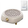 VOLTIX Aspirateur professionnel pour ongles avec 10 pièces de papier filtre à poussière - aspirateur à ongles adapté pour la mai