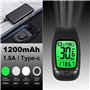 HONG TU SHENG Sans fil compteur de vitesse vélo & lumières de vélo LED & sonnette de vélo,étanche IPX5 ordinateur de vélo,Sonnet