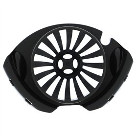 Sorbo Essoreur Recyclé – pour Seau Ovale 13 L – 90% Plastique Recyclé – Noir – Fixation Facile – Essorage Efficace sans Effort –