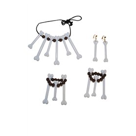 ESPA Set Bijoux cannibales - Blanc - Taille Unique