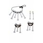 ESPA Set Bijoux cannibales - Blanc - Taille Unique