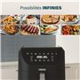 Princess friteuse sans huile SlimFry - Design peu encombrant - Sans BPA - 8 L - 8 programmes - Température & minuterie réglables