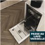Princess friteuse sans huile SlimFry - Design peu encombrant - Sans BPA - 8 L - 8 programmes - Température & minuterie réglables