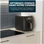 Princess friteuse sans huile SlimFry - Design peu encombrant - Sans BPA - 8 L - 8 programmes - Température & minuterie réglables
