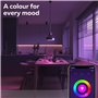 CALEX Suspension Intelligente - Smart GU10-5 Lumières - Noir Mat - Aluminium - Spots Orientables - Installation Facile