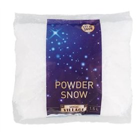 Sachet Fausse Neige en Poudre 1 Litre - Neige Artificielle décorative Noel