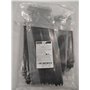 Oksdown Collier de Serrage Plastique Attaches de Câble Réutilisables en Nylon Rilsan Serre Câbles Noir Résistant 7,6 mm Assortim