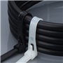 Oksdown Collier de Serrage Plastique Attaches de Câble Réutilisables en Nylon Rilsan Serre Câbles Noir Résistant 7,6 mm Assortim
