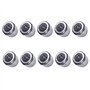 TUZUK Lot de 10 Roulements à Aiguilles HF081412 Anneau Extérieur Octogonal Unidirectionnel Roulement à Aiguilles 8x14x12mm pour