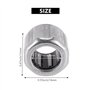 TUZUK Lot de 10 Roulements à Aiguilles HF081412 Anneau Extérieur Octogonal Unidirectionnel Roulement à Aiguilles 8x14x12mm pour 