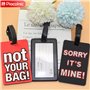 Lot de 6 Etiquette Bagage, Véhicule Étiquette Valise Avion Étiquette Valise Avion Étiquette de Voyage Étiquettes Porte Adresse P