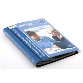 Europel Livre d’affichage de vue avant (20 pochettes transparentes) | Portfolio A5 et dossier de projet pour les réunions et con