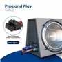 Caliber Haut Parleur Voiture - Caissons de Basse 600W - Subwoofer Voiture - 200W RMS - Noir - 12 Pouces