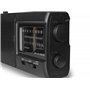 Caliber Mini Radio Portable - Radio FM/AM - Radio Vintage Retro - Poste Radio Portable avec Prise Casque - Piles - Argent