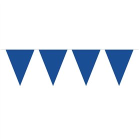 Folat Guirlande de fanions Bleus XL de 10 mètres de Long