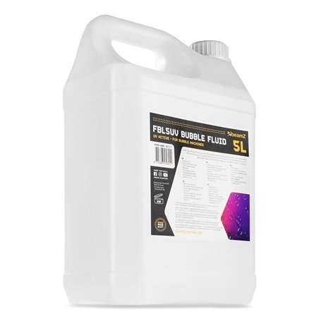 BeamZ FBL5UV Liquide Fluorescent pour Machine à Bulles 5L